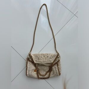Stella McCartney Crochet Knit Chain Bag